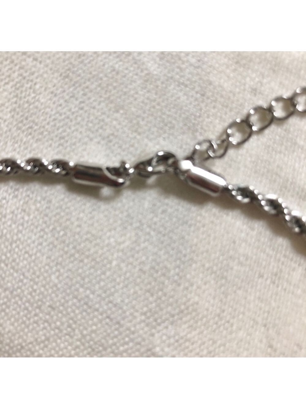 Vintage Champagne Glass Teardrop Pendant Rope Chain Statement Necklace Bridal - Picture 5 of 6